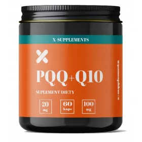   Supliment X-Supplements PQQ + Coenzima Q10 - Vitalitate şi Sănătate Cardiacă, 60 Capsule