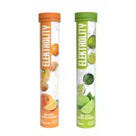   Electrolyte Effervescent Tablets Orange & Lime Flavor, 20 Pcs - Activlab Pharma