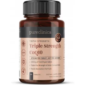   Supliment Alimentar cu Coenzima Q10, Vitaminele C și E și Extract de Piper Negru - 90 tablete