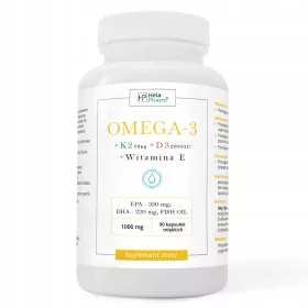   Supliment Omega-3 1000mg cu Vitaminele K2, D3, E - 90 Capsule Moi Hela Pharm®