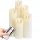 Set de Lumânări LED Fără Flacără cu Control de la Distanță și Timer