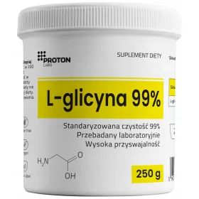   Glicină Proton Labs - Supliment în Formă de Pudră de Calitate Superioară 250g