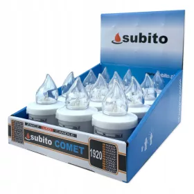   Set 12 Lumânări LED SUBITO Pentru Morminte, Rezistente la Apă, Cu Baterii Incluse