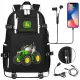 Rucsac școlar ergonomic cu compartiment mare și buzunare laterale pentru sticle