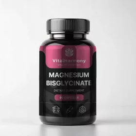   Supliment Alimentar VitalHarmony Magneziu Bisglicinat, 90 Capsule