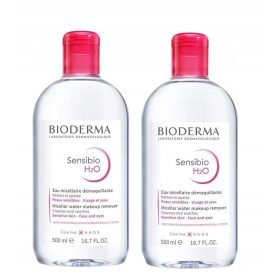   Bioderma Sensibio H20 Apă Micelară 2x500ml pentru Ten Sensibil