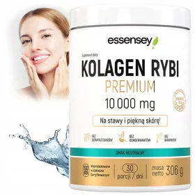   Supliment Premium ESSENSEY Colagen Marin 10 000 mg - Limetă și Ceai Verde