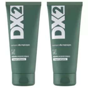   Set de 2 bucăți DX2 Șampon pentru Bărbați cu Detoxifiere Profundă + Cărbune Activ