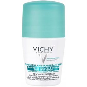   Dezodorant Roll-On Vichy pentru Piele Sensibilă, 50 ml, Fără Urme