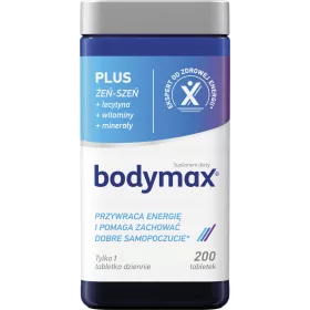 Bodymax Plus - 200 tablete pentru energie și vitalitate