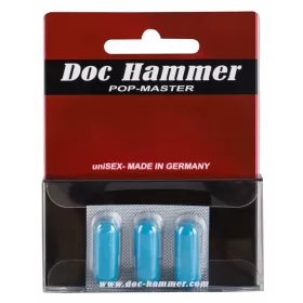   Doc Hammer POP-MASTER - Supliment Natural pentru Potență, 3 Capsule
