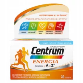   Centrum Energia, cu Extract de Ginseng și Ginkgo Biloba, 30 Tablete