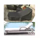 Husă Protecție pentru Șezlong de Grădină, Impermeabilă și UV Rezistent, Oxford 420D, Negru