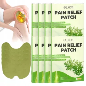   Plasturi Antidurere pentru Genunchi cu Ingrediente Naturale, 80 bucăţi