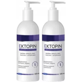   Balsam Ektopin pentru piele sensibilă și uscată, 2 x 400 ml