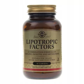   Factori Lipotropici Solgar - 50 tablete pentru susținerea metabolismului