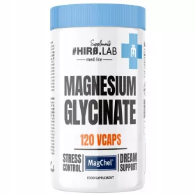   HIRO.LAB Glicinat de Magneziu cu Vitamina B6 - 120 capsule Vegetariene
