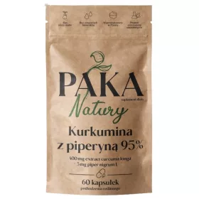   Kurkumină cu Piperină 95% - 60 Capsule Vegetale pentru Sănătate Optimizată