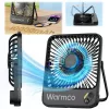 Ventilator de masă portabil Warmco D3, 10000 mAh, negru