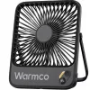 Ventilator de masă portabil Warmco D3, 10000 mAh, negru