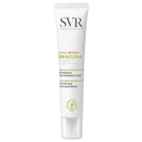   Crema Protectoare SVR SEBIACLEAR SPF50, 50ml - Protectie Solara Inalta si Controlul Luciului