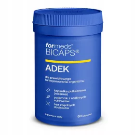   Supliment Natural ForMeds BICAPS ADEK - Vitamine Esențiale pentru Oase și Imunitate, 60 Capsule
