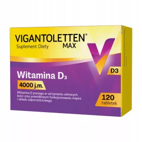   Vigantoletten Max 4000 UI - Supliment de Vitamină D3 pentru Adulți