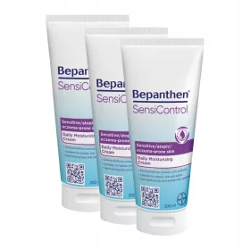   Bepanthen SensiControl – Crem pentru Piele Sensibilă și Atopică, 3x200ml