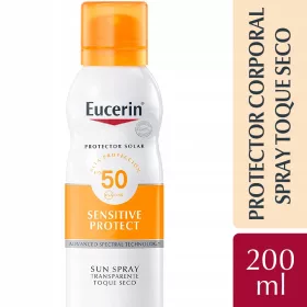   Spray Protecție Solară Eucerin Sensitive Protect SPF 50, Efect Mat, 200 ml