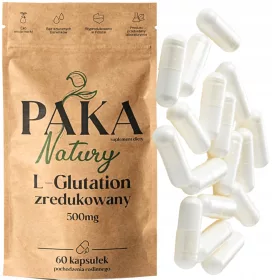   L-Glutation Redus 500mg de la Paka Natury®, 60 Capsule Vegetale - Detoxifiere și Purificare