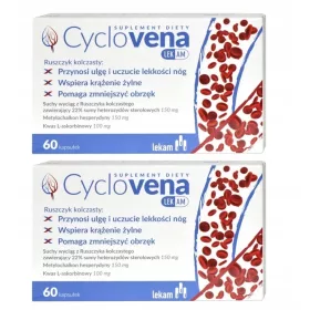   Set Cyclovena, 60 capsule - Supliment pentru uşurarea picioarelor grele