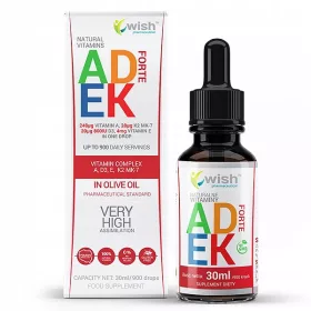   Complex de Vitamine ADEK JUNIOR în Picături 30ml pentru Sănătatea Vederii și Oaselor