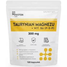   Magneziu Taurinat cu Vitamina B6 Active P-5-P - Suport Pentru Nervi și Inimă