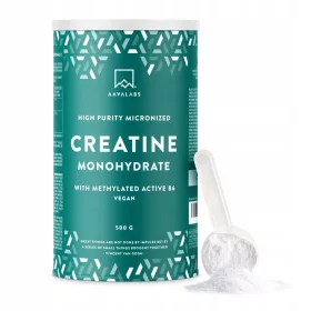   Monohidrat de Creatină Vegan 500g AAVALABS - Pentru Femei, Seniori și Vegetarieni