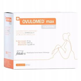   Ovulomed Max - Supliment Pentru Reglarea Ciclului Menstrual și Fertilitate, 30 Plicuri