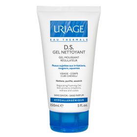   Gel de curățare Uriage DS, 150ml - pentru piele sensibilă și iritată