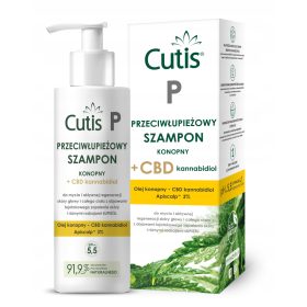 Șampon Antimătreață cu CBD din Cânepă - Cutis P, 150ml