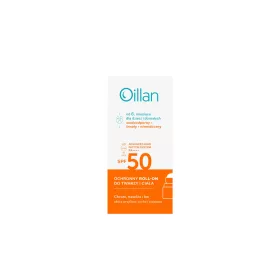   Oillan Roll-On Protector Pentru Față și Corp SPF 50+, 50 ml - Potrivit pentru Bebeluși de la 6 Luni și Adulți