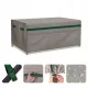 Husă Protectoră Impermeabilă pentru Mobilier de Grădină, Culoare Kaki, 125 x 63 x 74 cm