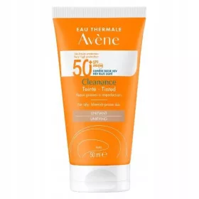   Crem Colorant Avene Cleanance SPF50+ pentru Ten Gras și Sensibil