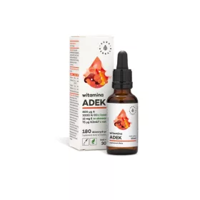   Supliment Alimentar Aura Herbals ADEK în Picături 30ml - Vitaminele A, D3, E, K2