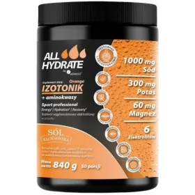 Izotonic Aliness Orange cu Aminoacizi, 50 Porții, 840g