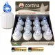 Set 12 Lumânări LED Altus Albe cu Iluminare 2160 Ore - Inclusiv Baterii