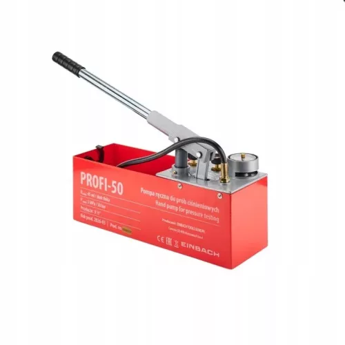 Pompa manuala de testare Einbach PROFI-50, 12 l, 50 bar