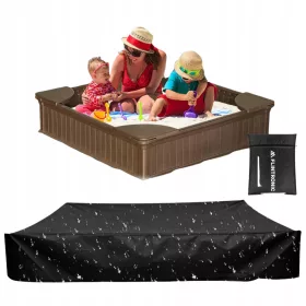   Husă protecție nisipieră 200x200 cm, impermeabilă, cu sac de depozitare inclus
