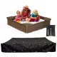 Husă protecție nisipieră 200x200 cm, impermeabilă, cu sac de depozitare inclus