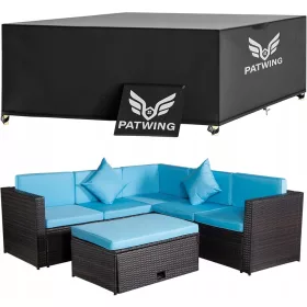   Husă de Protecție pentru Mobilier de Grădină Oxford 600D 250x250x90 cm, Impermeabilă și UV