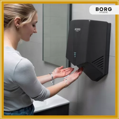 Uscător de mâini automat BORG V-Blade 1300 W negru