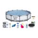  Piscină Bestway cu cadru rotund 366 x 366 cm