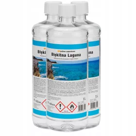   Biocombustibil parfumat 3L „Laguna Albastră” pentru Bio-Șemineu – Bioetanol Ecologic Aromat, Flacără Galben-Portocalie, Sigur și Eficient